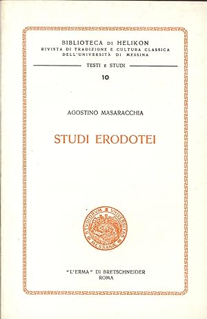 Bild des Verkufers fr Studi Erodotei zum Verkauf von Libro Co. Italia Srl