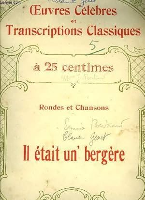 Seller image for IL ETAIT UN' BERGERE for sale by Le-Livre