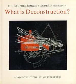 Bild des Verkufers fr What is Deconstruction? zum Verkauf von studio montespecchio