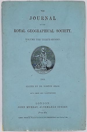 Journal of the Royal Geographical Society Volume 32, 1862