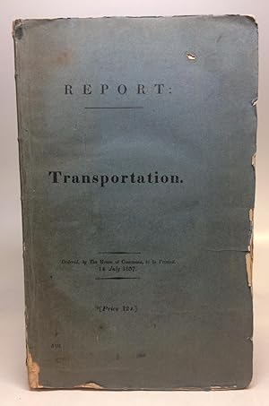 Report from the Select Committee on Transportation