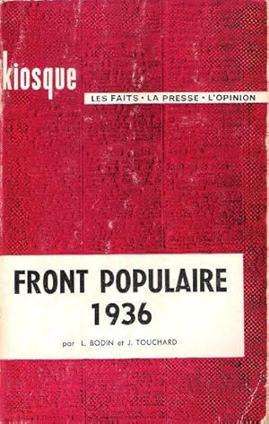 Imagen del vendedor de Front Populaire 1936 a la venta por Au vert paradis du livre