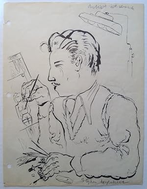 Signed Original Self-Portrait