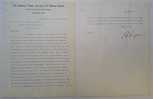 Typed Letter Signed on vintage railway letterhead