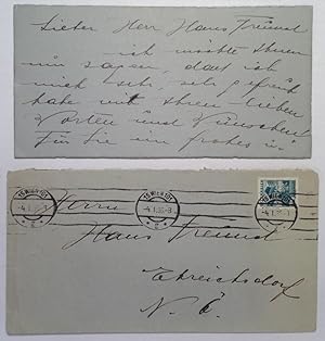 Autograph Letter Signed in German