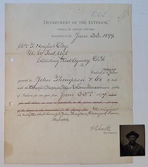 Document Signed on Department of the Interior letterhead