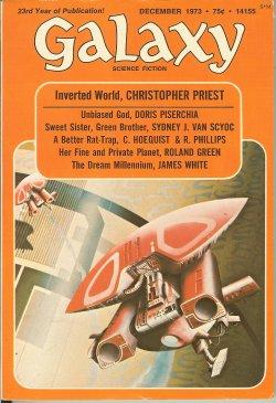 Bild des Verkufers fr GALAXY Science Fiction: December, Dec. 1973 ("The Dream Millenium") zum Verkauf von Books from the Crypt