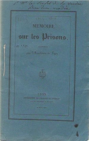 Mémoire couronné par l'Académie royale des sciences, belles-lettres et arts de Lyon, le 27 mai 18...