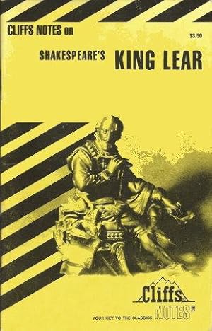 Immagine del venditore per Cliffs Notes on Shakespeare's KING LEAR venduto da Grandmahawk's Eyrie