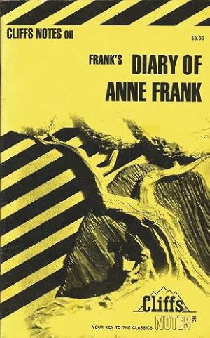 Seller image for Cliffs Notes on Frank's DIARY OF ANNE FRANK for sale by Grandmahawk's Eyrie