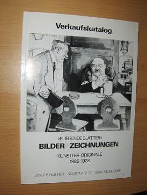 Verkaufskatalog >>FLIEGENDE BLÄTTER<< BILDER + ZEICHNUNGEN KÜNSTLER-ORIGINALE 1885-1928 *.