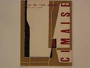 Cimaise. Revue de l'art actuel troisième série No 4 mars1956 (couv. James GUITET)