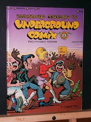 Seller image for Illustrated Checklist to Underground Comix for sale by Tree Frog Fine Books and Graphic Arts
