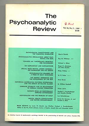 Immagine del venditore per The Psychoanalytic Review: Volume 56, Number 2, 1969 venduto da Between the Covers-Rare Books, Inc. ABAA