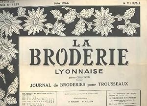 Bild des Verkufers fr LA BRODERIE LYONNAISE N 1252 JUIN 1966. zum Verkauf von Le-Livre