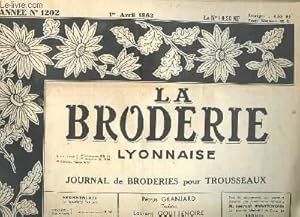 Bild des Verkufers fr LA BRODERIE LYONNAISE N 1202 DU 1 AVRIL 1962. zum Verkauf von Le-Livre