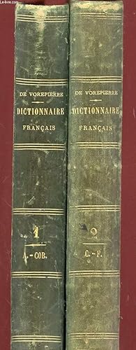 Imagen del vendedor de 2 TOMES. DICTIONNAIRE FRANCAIS ILLUSTRE ENCYCLOPEDIE UNIVERSELLE. TOME 1: A / COA. TOME 2: COC / FUY. a la venta por Le-Livre