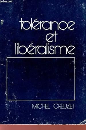 Imagen del vendedor de TOLERANCE ET LIBERALISME. a la venta por Le-Livre