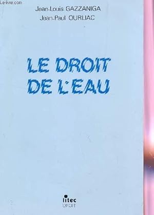 Image du vendeur pour LE DROIT DE L'EAU. mis en vente par Le-Livre