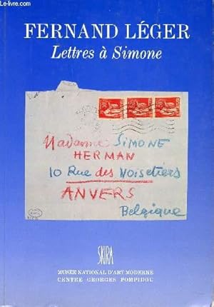 Bild des Verkufers fr LETTRES A SIMONE. zum Verkauf von Le-Livre