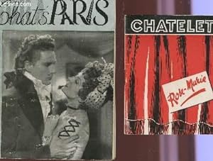 Image du vendeur pour CHAT'S PARIS - THE PROGRAMMS OF ALL PARISIAN SPECTACLES + PLAQUETTE CHATELET "ROSE MARIE". mis en vente par Le-Livre