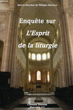 Seller image for ENQUETE SUR L'ESPRIT DE LA LITURGIE for sale by Le-Livre