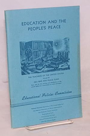Seller image for Education and the people's peace for sale by Bolerium Books Inc.