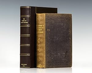Bild des Verkufers fr The Works of David Ricardo, Esq., MP. with A Notice of the Life and Writings of the Author. zum Verkauf von Raptis Rare Books