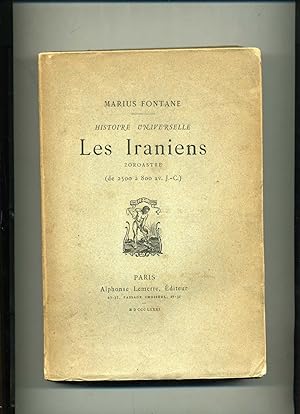 Bild des Verkufers fr LES IRANIENS ZOROASTRE ( de 2500  800 av. J. - C. ) zum Verkauf von Librairie CLERC