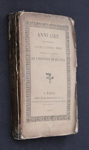 Bild des Verkufers fr Annuaire historique pour l'anne 1842 zum Verkauf von Abraxas-libris