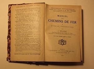 Imagen del vendedor de Manuel des chemins de fer. tude et construction. a la venta por Domifasol