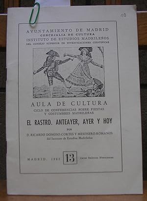 Seller image for EL RASTRO. ANTEAYER, AYER Y HOY for sale by LLIBRES del SENDERI