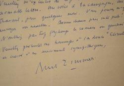 Immagine del venditore per Deux lettres du scnaristes et dramaturge Bernard Zimmer. venduto da Traces Ecrites
