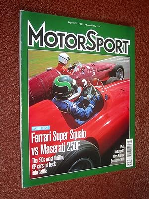 MotorSport Magazine, August 1997, Ferrari Super Squalo Vs Maserati 250f. " Motor Sport Incorporat...