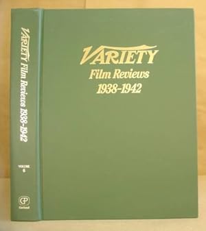 Bild des Verkufers fr Variety Film Reviews Volume Six [ 6 ] 1938 - 1942 zum Verkauf von Eastleach Books