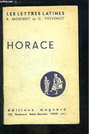 Seller image for Horace (Chapitre XV des "Lettres Latines") for sale by Le-Livre