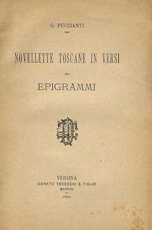 Novellette toscane in versi ed epigrammi.