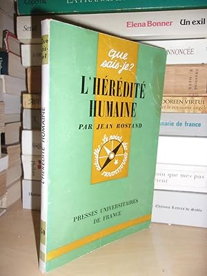 Seller image for L'HEREDITE HUMAINE for sale by Planet'book