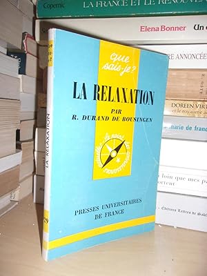 Imagen del vendedor de LA RELAXATION a la venta por Planet's books