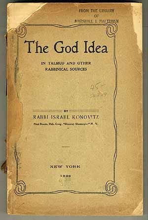 Bild des Verkufers fr The God Idea in Talmud and Other Rabbinical Sources zum Verkauf von Between the Covers-Rare Books, Inc. ABAA