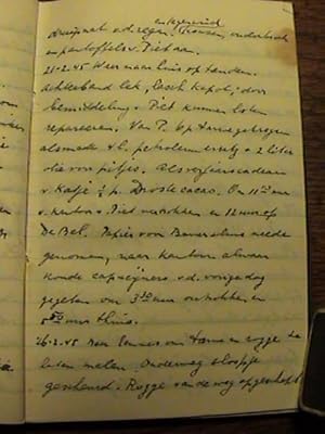 1944 - 1945 HANDWRITTEN MANUSCRIPT DIARY DETAILING THE LAST HORRIBLE MONTHS OF NAZI OCCUPATION IN...