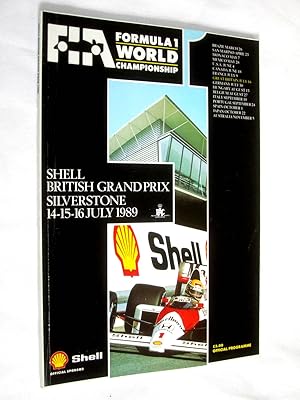 FIA Formula 1 World Championship, Shell British Grand Prix, Silverstone 14-15-16 July 1989 Offici...