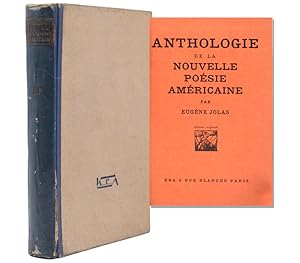 Seller image for Anthologie de la Nouvelle Posie Amricaine for sale by James Cummins Bookseller, ABAA