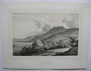 Die Madenburg (Bayerische Rheinpfalz). Orig.-Lithographie von Fr. Hohe, 1854, gedruckt bei Jul. A...