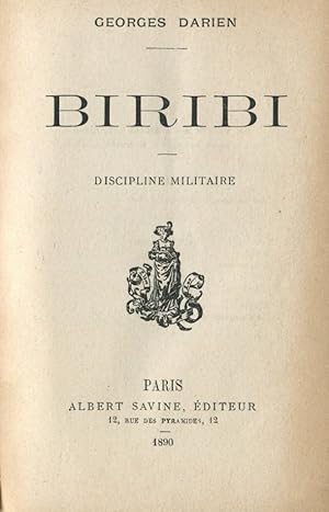 Image du vendeur pour Biribi: Discipline Militaire mis en vente par Elysium Books