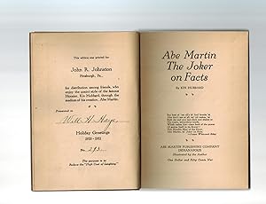 Abe Martin the Joker on Facts - ASSOCIATION COPY