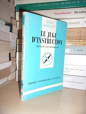 Seller image for LE JUGE D'INSTRUCTION for sale by Planet's books