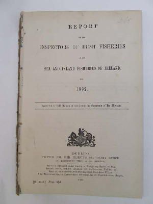 Seller image for Irish Fisheries; Report of the Inspectors of Irish Fisheries on the Sea and Inland Fisheries of Ireland for 1892 for sale by Kennys Bookstore