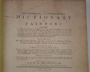Imagen del vendedor de The Gentleman's and Connoisseurs Dictionary of Painters a la venta por Kennys Bookstore