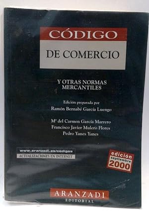 Image du vendeur pour Cdigo De Comercio (2000) Y Otras Normas Mercantiles mis en vente par SalvaLibros